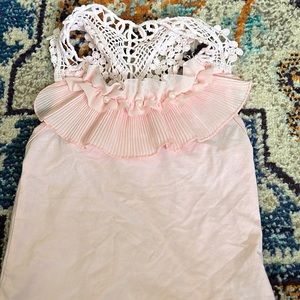 Blossom couture 1/2 years dainty light pink dressy top